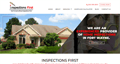 Desktop Screenshot of inspectionsfirst.com
